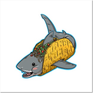 SHARK TACO! Posters and Art